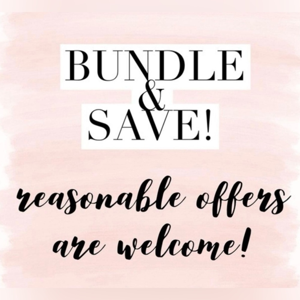 Bundle 3 or more items and save 15% and pay only one shipping fee❤️